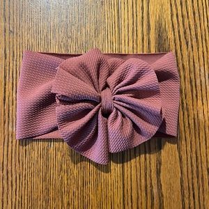 Girls bow head wrap